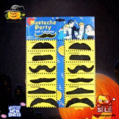 Bộ 12 Râu Cướp Biển Ả Rập - Phụ Kiện Hóa Trang Vui Nhộn Cho Tiệc Halloween, Lễ Hội, Biểu Diễn Nghệ Thuật