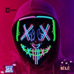 Mặt Nạ LED Neon Cyberpunk Phát Sáng - Phụ Kiện Cosplay Đậm Chất Punk Cho Halloween, Tiệc Tối & Sự Kiện Độc Đáo