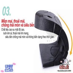 Lót Giày Tăng Chiều Cao Cao Cấp Đệm Khí Thoáng Mát - Phù Hợp Với Mọi Kích Cỡ Giày Nam Nữ, Đen Sang Trọng