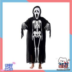 Áo Bộ Xương Hóa Trang Halloween 120cm - Phụ Kiện Thời Trang Cho Trẻ Từ 8 Tuổi - Thiết Kế Ma Quái Nổi Bật, Độc Đáo