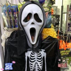 Áo Bộ Xương Hóa Trang Halloween 120cm - Phụ Kiện Thời Trang Cho Trẻ Từ 8 Tuổi - Thiết Kế Ma Quái Nổi Bật, Độc Đáo