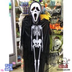 Áo Bộ Xương Hóa Trang Halloween 120cm - Phụ Kiện Thời Trang Cho Trẻ Từ 8 Tuổi - Thiết Kế Ma Quái Nổi Bật, Độc Đáo