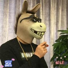 Mặt Nạ Chó Shiba Dễ Thương - Phụ Kiện Cosplay Silicon Vui Nhộn Cho Tiệc Halloween và Hoạt Động Nhóm