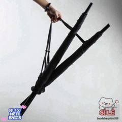 Ô Dù Katana Kiểu Kiếm Nhật 16 Nan Bền Bỉ Màu Đen - Phụ Kiện Thời Trang Che Mưa Nắng Độc Đáo, Đáng Mua Cho Mọi Dịp