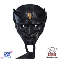 Mặt Nạ ONI Demon Nhật Bản - Phụ Kiện Trang Trí Halloween Độc Đáo Cho Cosplay và Bạn Bè, Đậm Chất Nghệ Thuật Nhật Bản