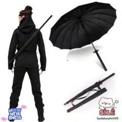 Ô Dù Samurai hình Dáng Kiếm Katana Nhật - Phụ Kiện Thời Trang Sang Trọng, Che Nắng Mưa, Độc Đáo, Chất Lượng Cao