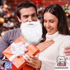 Áo Noel Râu Trắng Dễ Mặc - Trang Phục Giáng Sinh Vui Nhộn cho Tiệc Lễ Hội và Gia Đình, Chất Liệu Polyester Cao Cấp