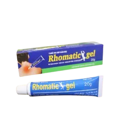 Gel Rhomatic Hadiphar 100% Chính Hãng - Hỗ Trợ Giảm Đau Lưng, Xương Khớp, Mỏi Cơ, Phù Hợp Với Người Lớn Tuổi và Vận Động Nặng