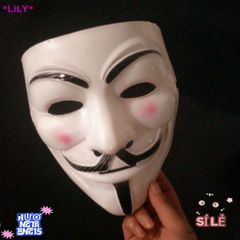 Mặt nạ Joker Halloween V Trắng - Phụ Kiện Thời Trang Độc Đáo Cho Tiệc Hóa Trang, Bữa Tiệc Masquerade, Sự Kiện Carnaval