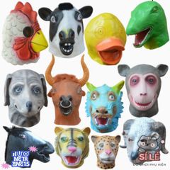 Mặt Nạ Hóa Trang Halloween Độc Đáo - Gấu, Hổ, Khỉ, Gà, Heo - Phụ Kiện Thời Trang Cho Lễ Hội và Sự Kiện Cực Hấp Dẫn