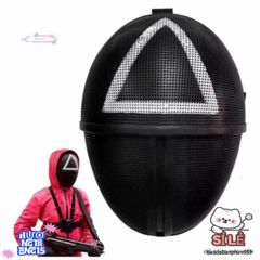 Mặt Nạ Cosplay Dành Cho Game Thủ - Phụ Kiện Trang Trí Độc Đáo, Nhựa Cao Cấp, Hình Vuông, Tròn, Tam Giác, Hoàn Hảo Cho Halloween và Tiệc Hóa Trang