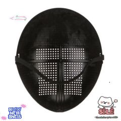 Mặt Nạ Cosplay Dành Cho Game Thủ - Phụ Kiện Trang Trí Độc Đáo, Nhựa Cao Cấp, Hình Vuông, Tròn, Tam Giác, Hoàn Hảo Cho Halloween và Tiệc Hóa Trang