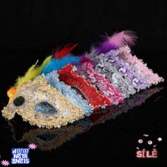 Mặt Nạ Lông Vũ Nữ PVC – Phụ Kiện Hóa Trang Halloween và Giáng Sinh Đẹp Mắt, Giao Hàng Nhanh Tại TP.HCM