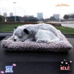 Gấu Bông Chó Poodle Nâu Khử Mùi - Thú Bông Lõi Than Hoạt Tính 28x20cm - Trang Trí Xe Hơi Và Nhà Cực Dễ Thương