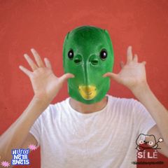 Mặt Nạ Cá Xanh Dễ Thương - Phụ Kiện Cosplay Kinh Dị Vui Nhộn, Độc Đáo Cho Halloween và Các Buổi Tiệc Thú Vị