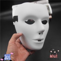 Mặt nạ Jabbawockeez cao cấp - Phụ kiện hóa trang sáng tạo cho Halloween và lễ hội cosplay - Chất liệu bền đẹp, màu trắng và xanh da trời