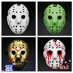 Mặt Nạ Hóa Trang Jason - Phụ Kiện Độc Đáo Dành Cho Tiệc Halloween 2024 - Biểu Tượng Kinh Dị Ấn Tượng