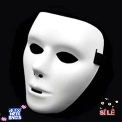 Mặt Nạ Hóa Trang Dạ Hội Jabbawockeez Trắng Phong Cách Hip Hop - Phụ Kiện Tiệc Halloween Độc Đáo và Nổi Bật