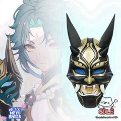 Mặt Nạ Quỷ Hannya Nhật Bản - Phụ Kiện Halloween Unisex Độc Đáo Cho Cosplay Anime Thời Trang - Thiết Kế Độc Lạ, An Toàn, Onesize