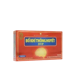 Bổ Khí Thông Huyết BVP - Thực Phẩm Chức Năng Hỗ Trợ Lưu Thông Khí Huyết Đến Não và Các Chi (3 Vỉ x 10 Viên)