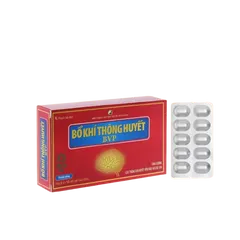 Bổ Khí Thông Huyết BVP - Thực Phẩm Chức Năng Hỗ Trợ Lưu Thông Khí Huyết Đến Não và Các Chi (3 Vỉ x 10 Viên)