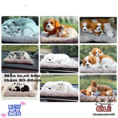 Thú Bông Hút Mùi Than Hoạt Tính - Đồ Trang Trí Chó Mèo Dễ Thương Cho Xe Hơi và Nhà Cửa, Khử Mùi & Tạo Không Khí Trong Lành