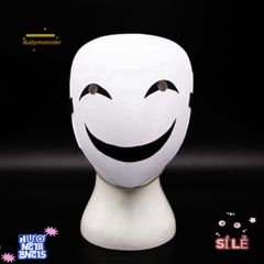 Mặt Nạ Cosplay Đen Trắng Hiruko - Phụ Kiện Thời Trang Anime Đặc Biệt Cho Tiệc Halloween, Sinh Nhật, Sự Kiện Văn Hóa