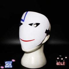 Mặt Nạ Hoạt Hình Halloween Đen Hiruko Trắng - Phụ Kiện Hóa Trang Độc Đáo Cho Người Lớn, Quà Tặng Sáng Tạo Thú Vị