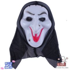 Mặt Nạ Kinh Dị Đen Scream - Phụ Kiện Hóa Trang Halloween Độc Đáo Cho Tiệc Tùng Và Sự Kiện Kỷ Niệm