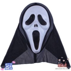 Mặt Nạ Kinh Dị Đen Scream - Phụ Kiện Hóa Trang Halloween Độc Đáo Cho Tiệc Tùng Và Sự Kiện Kỷ Niệm