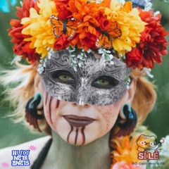 Mặt nạ Kim loại Nửa mặt Halloween - Phong cách Hiệp sĩ Gothic Roma cho Nam giới - Phụ kiện Thời trang Độc đáo cho Tiệc Tùng và Sự kiện