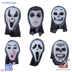 Mặt Nạ Hip Hop Khiêu Vũ Halloween - Phụ Kiện Thời Trang Huyền Bí Cho Tiệc Rave và Biểu Diễn Nghệ Thuật
