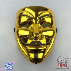 Mặt nạ Hacker Lấp Lánh Kim Tuyến Vàng Bạc - Phụ Kiện Hóa Trang Chú Hề Độc Đáo và Ấn Tượng cho Mọi Dịp Hội hè