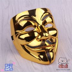 Mặt nạ Hacker Lấp Lánh Kim Tuyến Vàng Bạc - Phụ Kiện Hóa Trang Chú Hề Độc Đáo và Ấn Tượng cho Mọi Dịp Hội hè