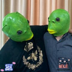 Mũ Đội Đầu Thiết Kế Cá Xanh Nghệ Thuật - Phụ Kiện Tiệc Hóa Trang Halloween, Giáng Sinh Sôi Động