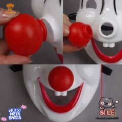 Đầm Hóa Trang Halloween Chú Hề Đáng Yêu Kèm Mặt Nạ Mũi Đỏ - Đạo Cụ Thời Trang Dự Tiệc Ấn Tượng Cho Lễ Hội