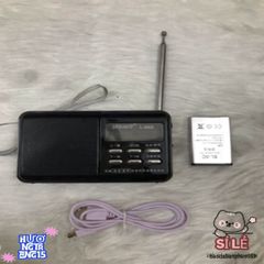 Đài Radio Đa Chức Năng Happy 2 in 1 Mẫu 968 - Thiết Kế Hiện Đại, Âm Thanh Sắc Nét, Kết Nối USB & Thẻ Nhớ, Hoàn Hảo Cho Mọi Hoạt Động