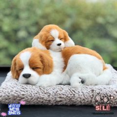 Gấu Bông Mèo Có Giỏ - Khử Mùi Ô Tô Bằng Than Hoạt Tính - Đồ Chơi Trang Trí Dễ Thương Cho Xe Hơi và Nhà Cửa