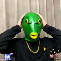 Mặt Nạ Silicon Hài Hước Ếch Xanh - Phụ Kiện Độc Đáo Cho Tiệc Hóa Trang, Halloween và Làm Video Giải Trí