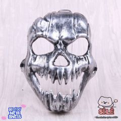 Mặt Nạ Halloween Đầu Lâu Kinh Dị Dành Cho Nam - Phụ Kiện Hóa Trang Đáng Sợ Siêu Thực Cho Tiệc Halloween