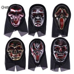 Mặt Nạ Halloween Kinh Dị KUZHEN - Phụ Kiện Cosplay Ma Quái Cho Bữa Tiệc, Lễ Hội - Đầy Ấn Tượng và Bí Ẩn