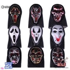 Mặt Nạ Halloween Kinh Dị KUZHEN - Phụ Kiện Cosplay Ma Quái Cho Bữa Tiệc, Lễ Hội - Đầy Ấn Tượng và Bí Ẩn