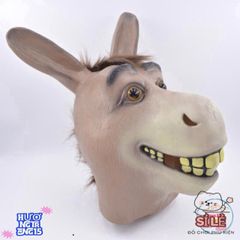 Mặt Nạ Halloween Con Lừa Nhe Răng - Phụ Kiện Hóa Trang Độc Đáo Cho Tiệc Halloween và Lễ Hội