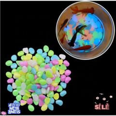 Viên Đá Phát Sáng Dạ Quang 50/100 Cái - Trang Trí Bể Cá Rực Rỡ Ban Đêm - Sỏi Tự Sáng Để Tạo Bầu Không Khí Huyền Bí