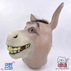 Mặt Nạ Halloween Con Lừa Nhe Răng - Phụ Kiện Hóa Trang Độc Đáo Cho Tiệc Halloween và Lễ Hội