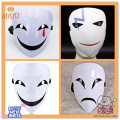 Mặt Nạ Cosplay Anime Black Bullet Hiruko - Đạo Cụ Halloween Độc Đáo Cho Sự Kiện Hóa Trang và Tiệc Anime