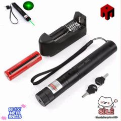 Đèn Pin Laser 303 Tia Xanh - Chiếu Sáng Siêu Sáng, Có Chế Độ Kính Vạn Hoa, Bao Gồm Pin & Sạc - Phụ Kiện Tiện Ích Du Lịch Tuyệt Vời