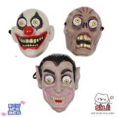 Mặt Nạ Halloween Đầu Lâu HEALMEYOU - Phụ Kiện Cosplay Chú Hề Joker và Zombine, Hiệu Ứng 3D Đáng Sợ