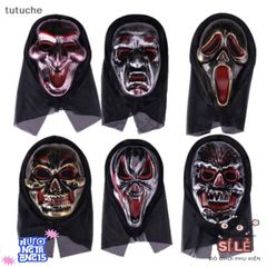 Mặt Nạ Quái Vật Đáng Sợ Halloween - Phụ Kiện Cosplay Ma Quái, Trang Phục Dự Tiệc Hóa Trang Ấn Tượng