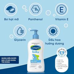 Sữa Dưỡng Ẩm Cetaphil Baby 400ml - Giải Pháp Dưỡng Ẩm An Toàn Cho Da Nhạy Cảm Của Bé Yêu, Bảo Vệ Da Khỏi Khô Ráp